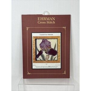 EHRMAN Counted Cross Stitch Kit IRIS New